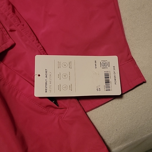 ATHLETA Westerly Jacket Travel Jacket Salvia Barbie Pink Size XLARGE NWT. - Picture 7 of 7